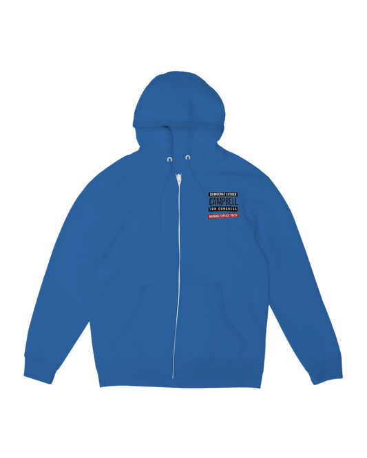 Warning: Explicit Truth Premium Zip Hoodie